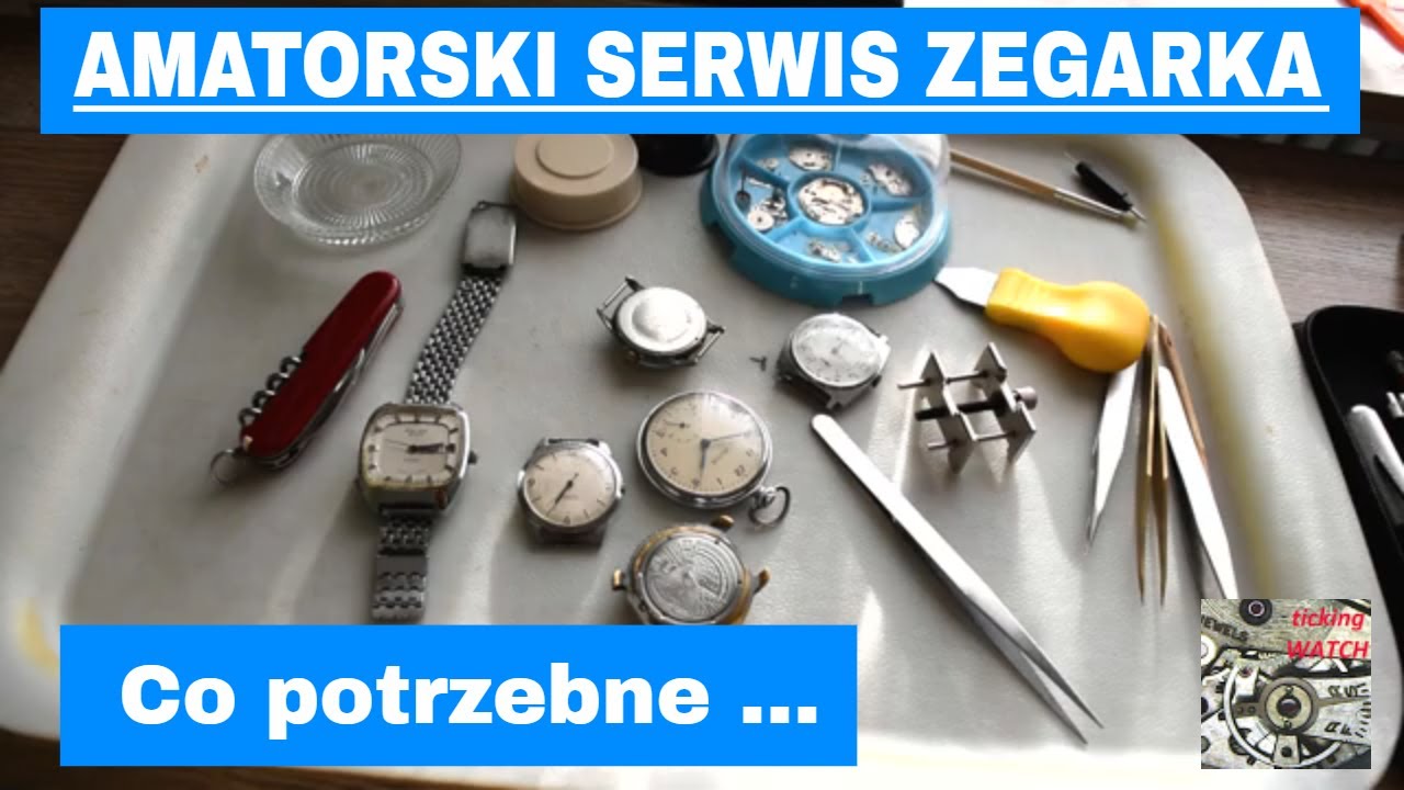 AMATORSKI SERWIS ZEGARKA mechanicznego część 1 - CO POTRZEBNE | Wostok (Vostok) 2414