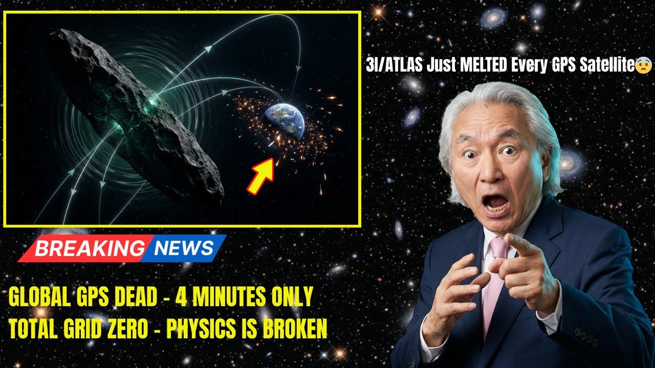 3I/ATLAS Just MELTED Every GPS Satellite in 4 Minutes — Navigation Worldwide DEAD | Michio Kaku