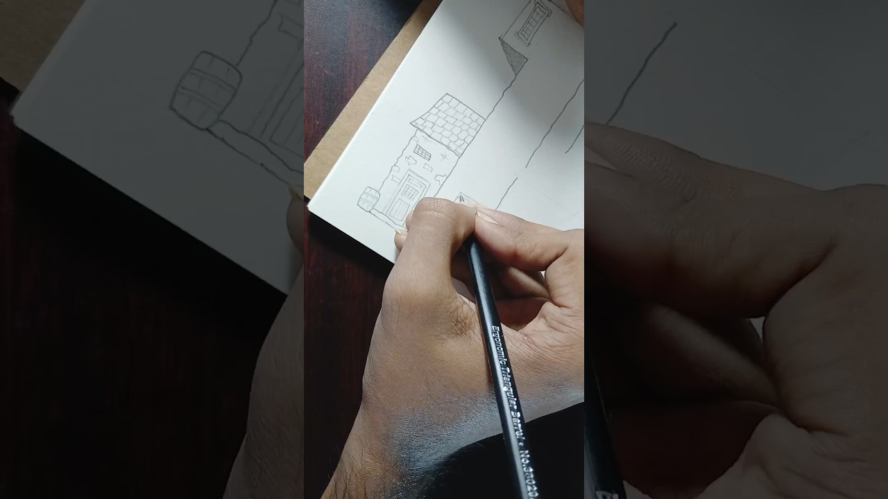 &ldquo;The Vintage Street Corner&rdquo;#foryou #art #drawling #housedesign #sketch #shorts #reels