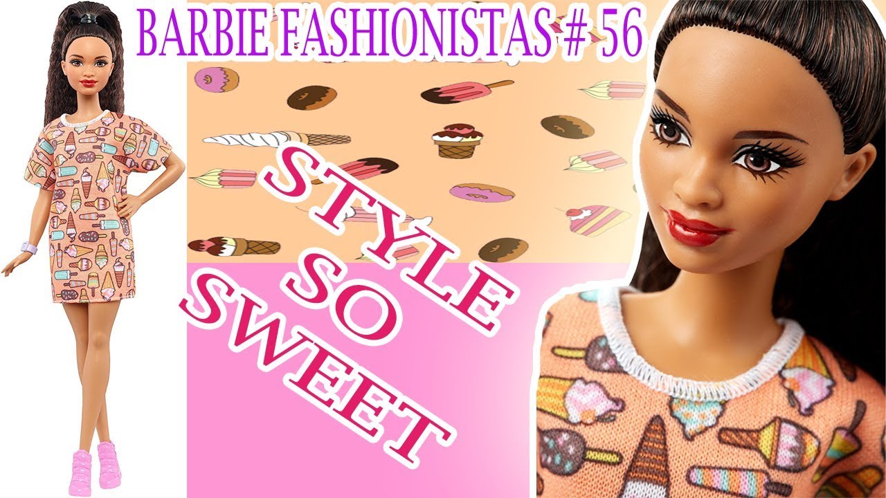 Barbie Fashionistas #56/ Review/Обзор и распаковка куклы Барби