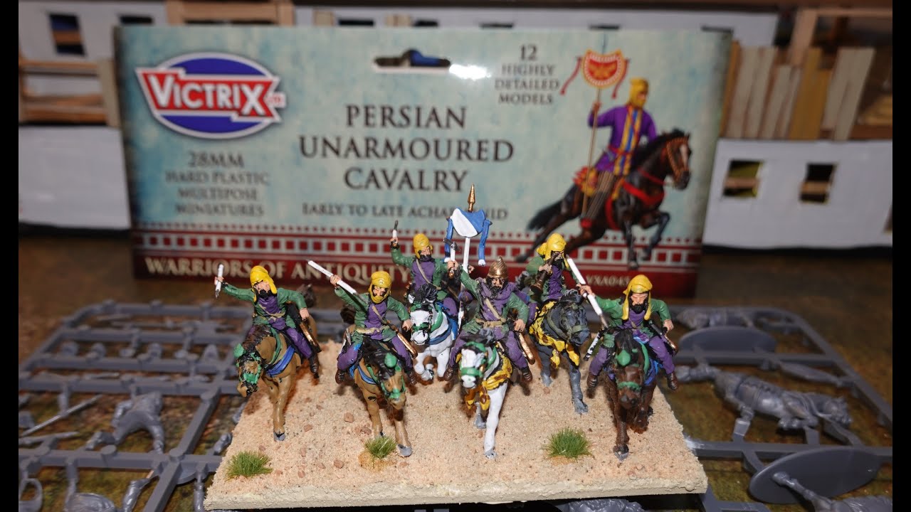 Unboxing Victrix Persian unarmoured Cavalry