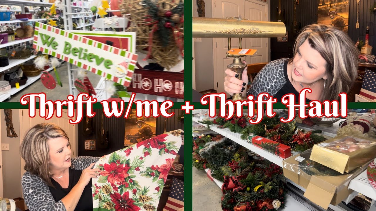 THRIFT WITH ME + AMAZING THRIFT HAUL! #thrifthaul #thriftwithme
