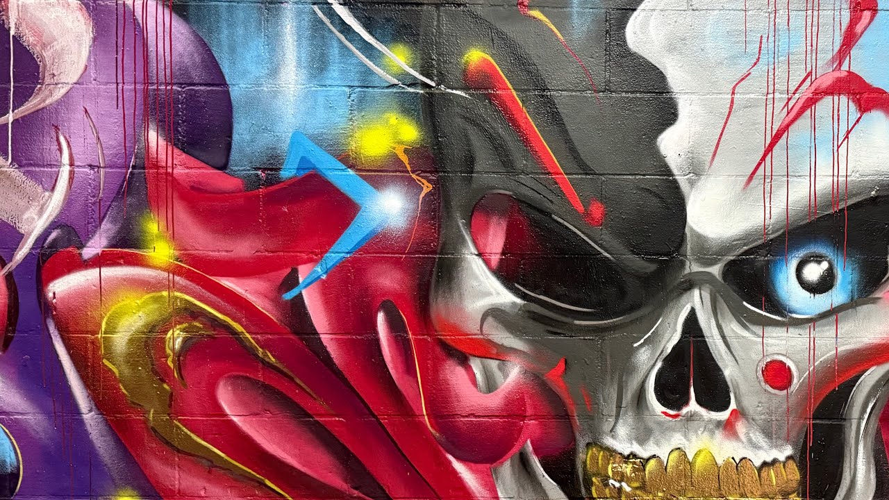 The Loods Roosendaal | Theron 3d Graffiti & Skull