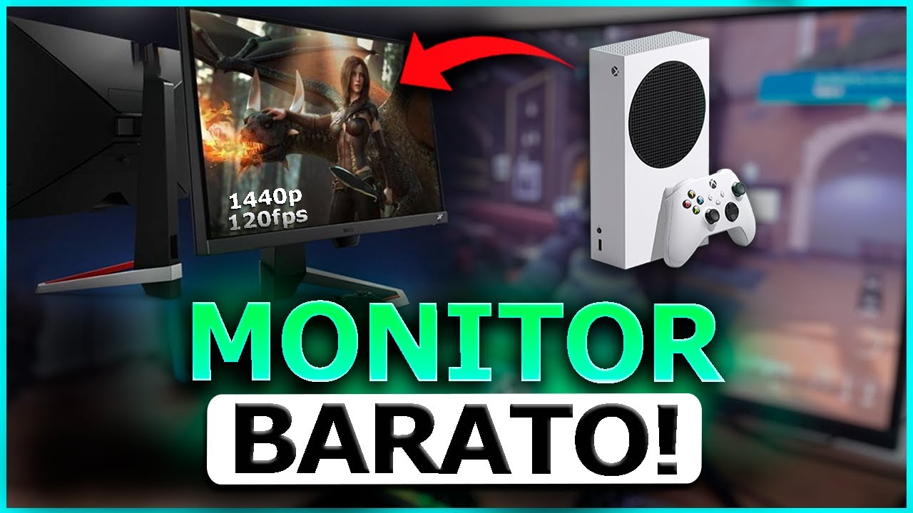 Monitor 120fps Custo Benefício Para XBOX SERIES S? - Monitores QHD 1440p 144hz e FULL HD em 2023