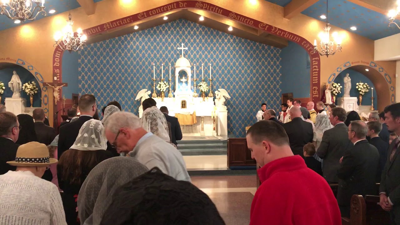 Bishop Schneider Pontifical High Mass Mater Dei Parish Irving, TX 10202019