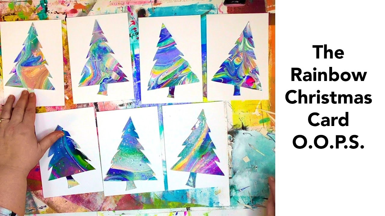 The Rainbow Christmas Card  O.O.P.S.