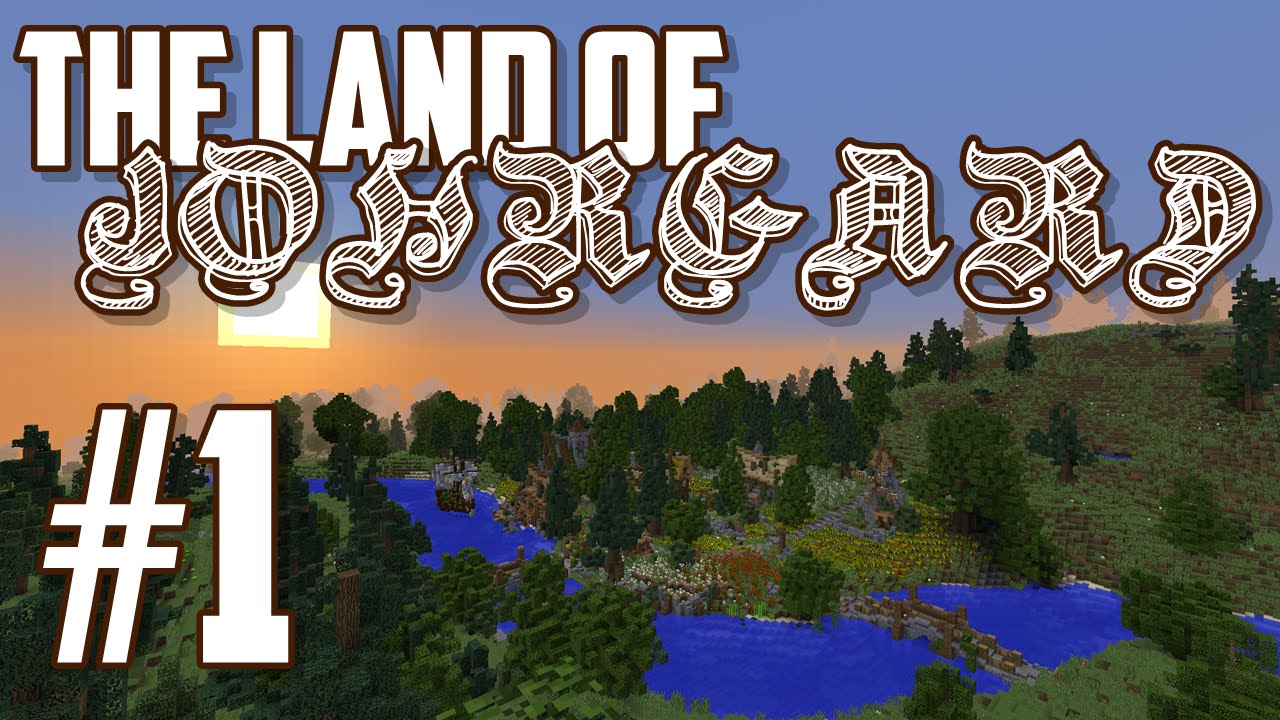 Minecraft Timelapse -  Medieval Town - Land of Johrgard Ep 1 - Farmlands