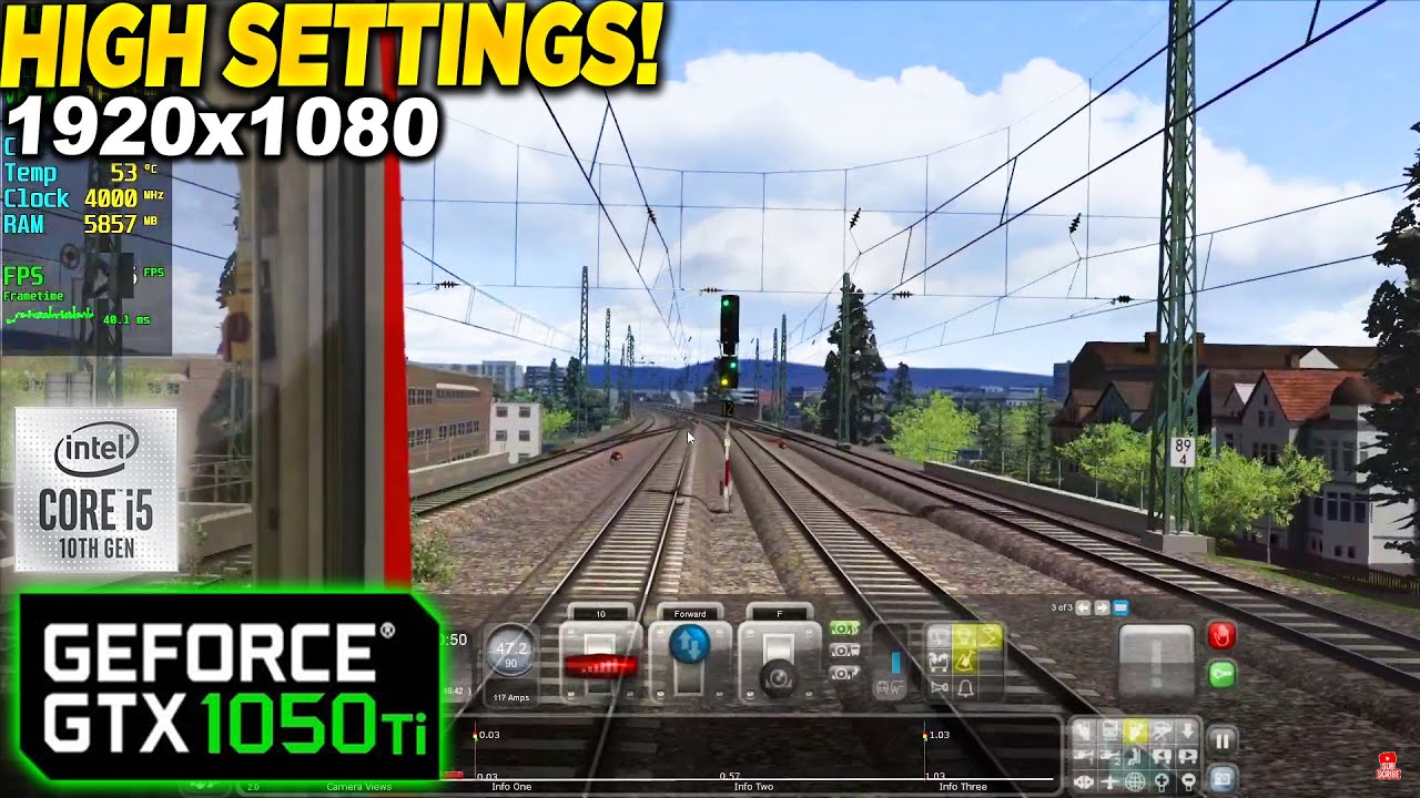 Train Simulator 2016 GTX 1050 Tİ - 1080p High,