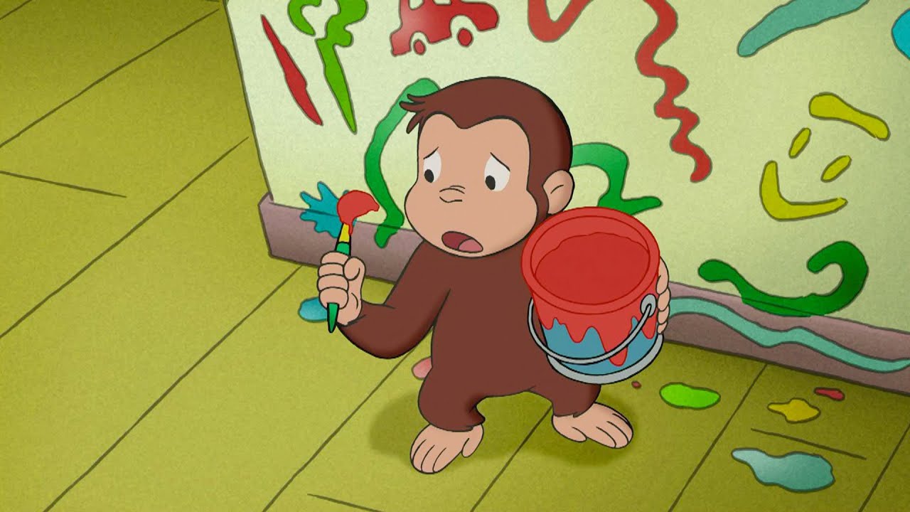 壁は絵を描く場所じゃない 🐵 おさるのジョージ