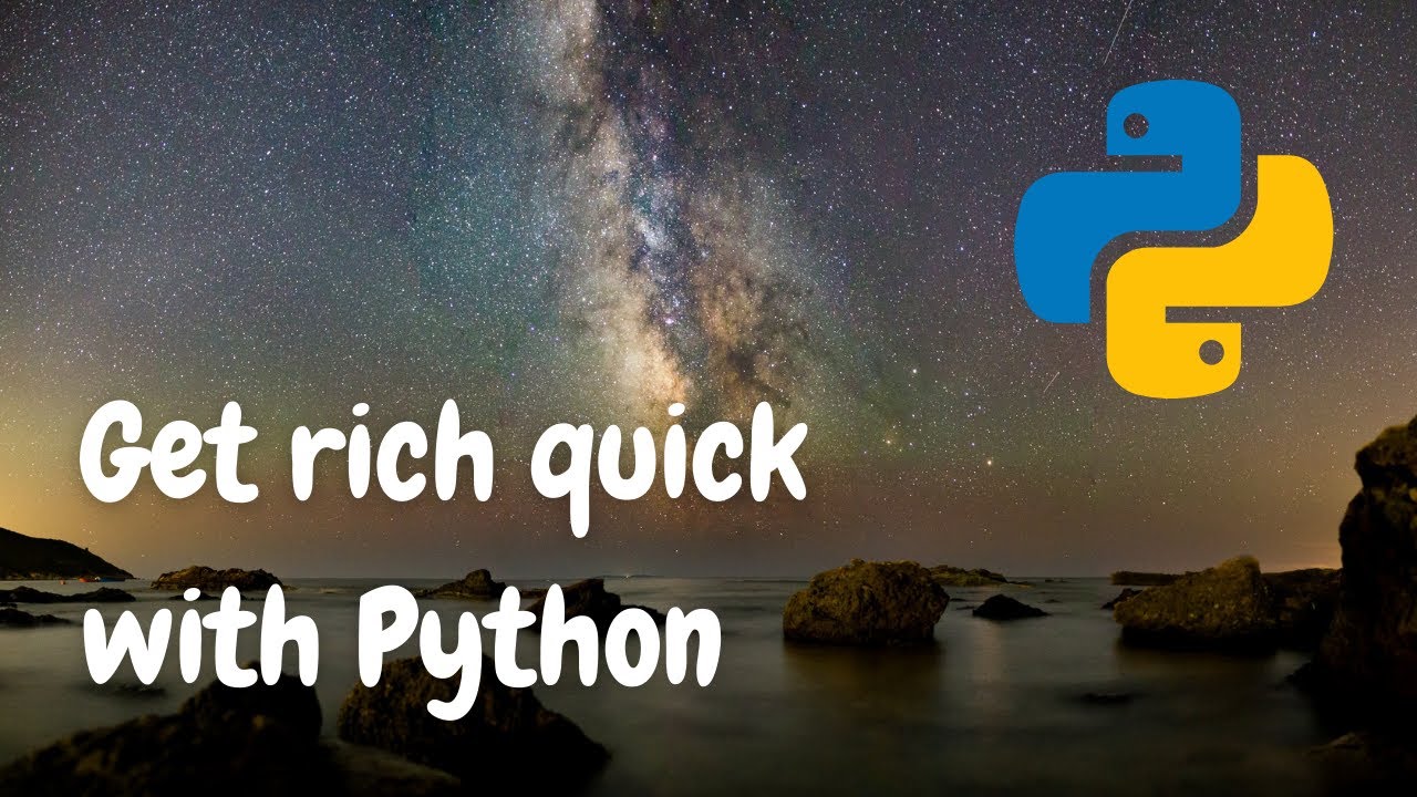 Get rich quick with Python (package by Will McGugan)