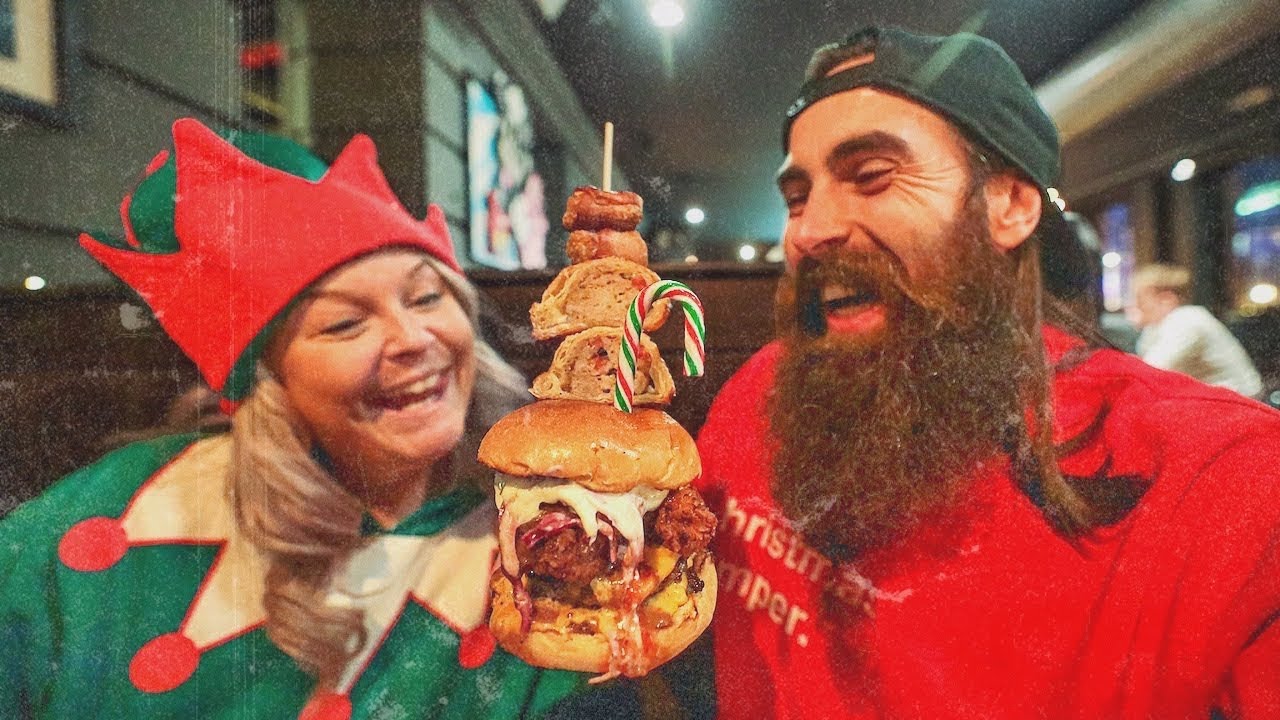 24 HOURS EATING FESTIVE FAST FOOD SPECIALS | BeardMeatsFood