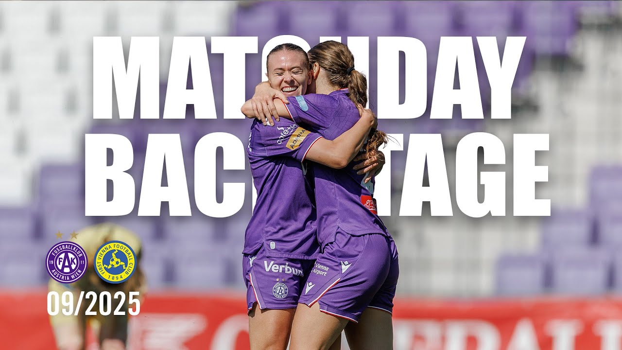 Matchday Backstage: Der 3:0 Derbysieg der Austria Wien Frauen (09/2025) #faklive #violatv