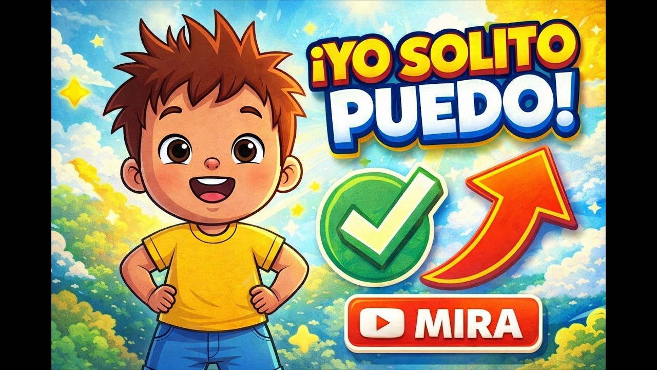 ¡Yo solito puedo! | Cuento infantil sobre autonomía para niños de 3 años