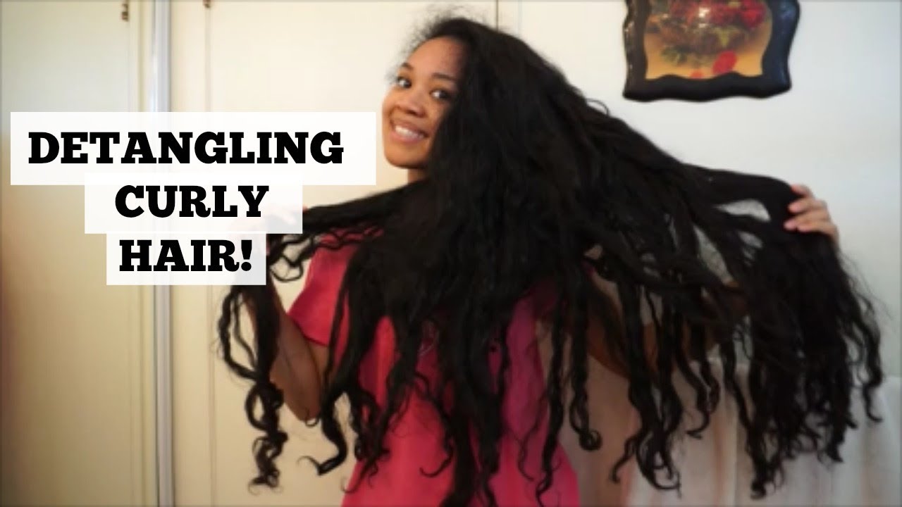 HOW TO: Detangle Long Curly Hair | My Detangle Routine