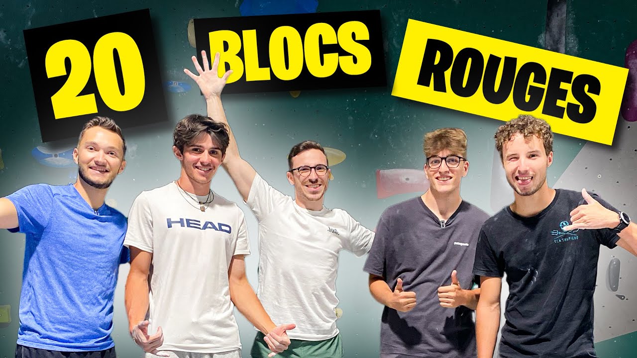 20 BLOCS ROUGES AVEC VOUS À ARKOSE NICE - (Arkose Tour 2/10)