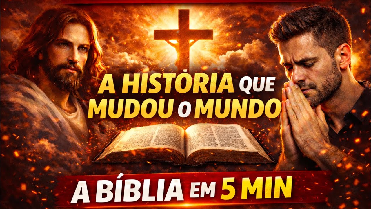 A BÍBLIA RESUMIDA EM 05 MINUTOS — A HISTÓRIA QUE MUDOU O MUNDO | Minuto Bíblico 🙏🏻