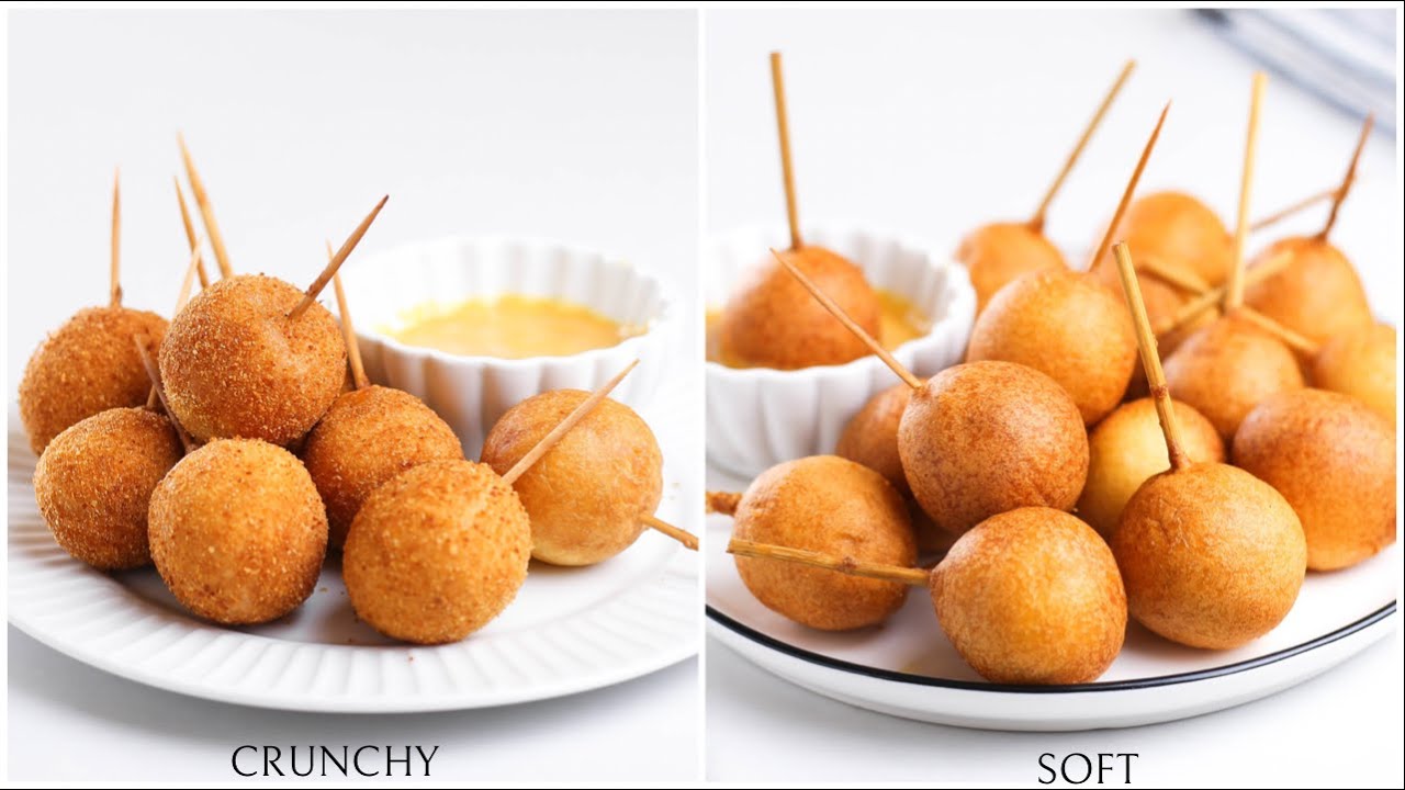 MINI CORNDOGS// Two ways