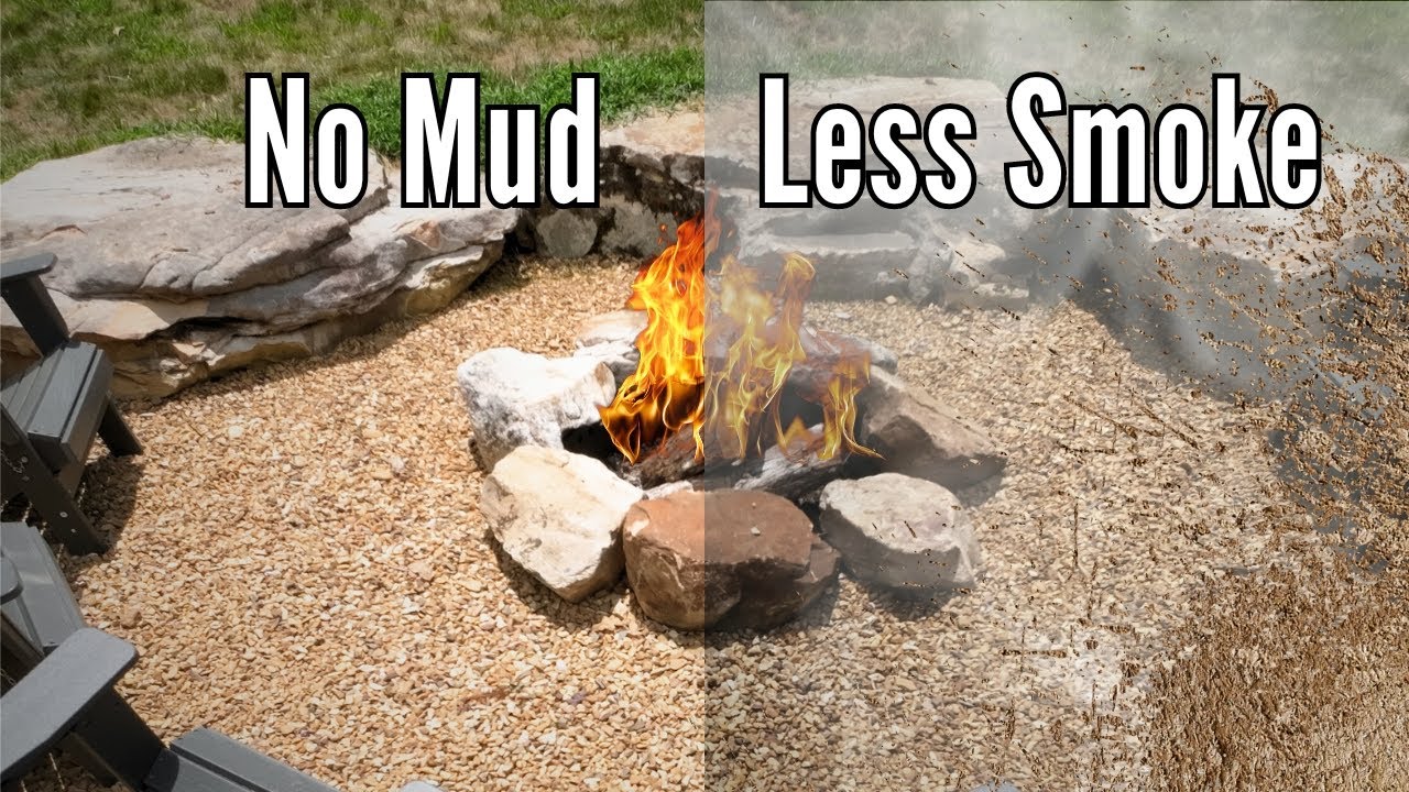 Natural Stone Fire Pit... No Mud. No Smoke. No Kidding.