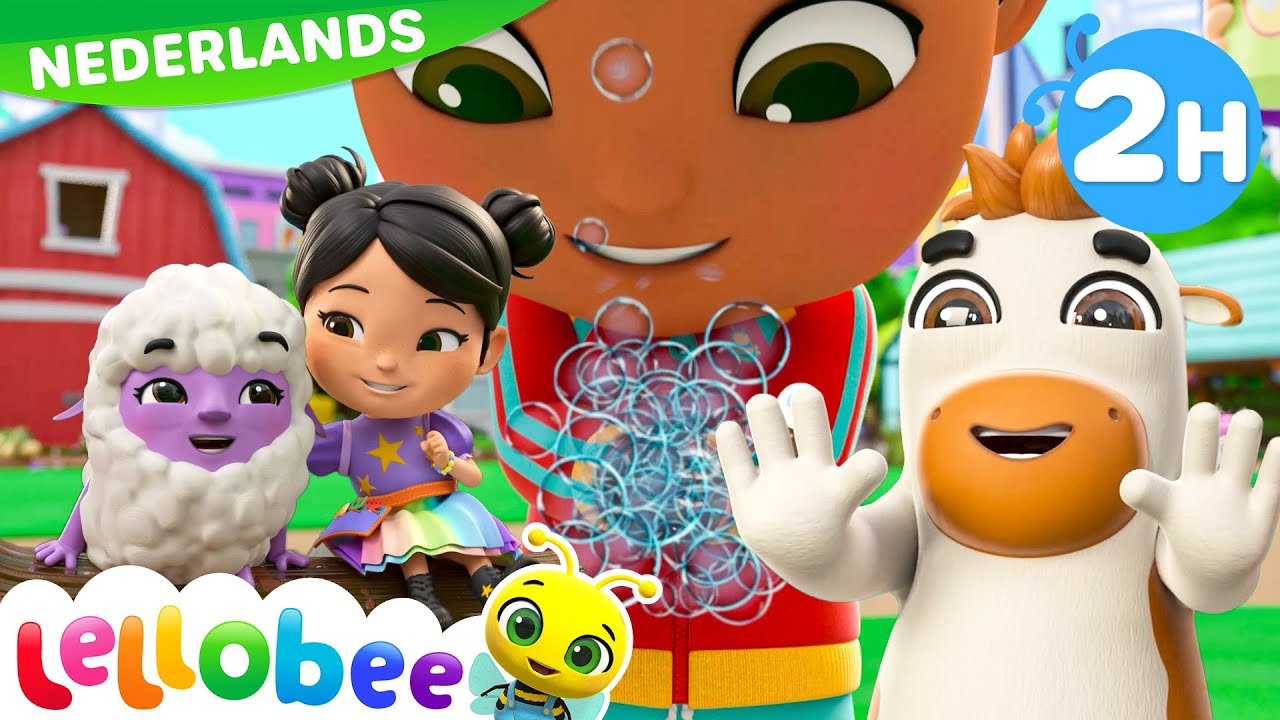 Herinneren! Was Je Handen! | Lellobee Nederlands | Kinderliedjes | Leervideo's voor kinderen