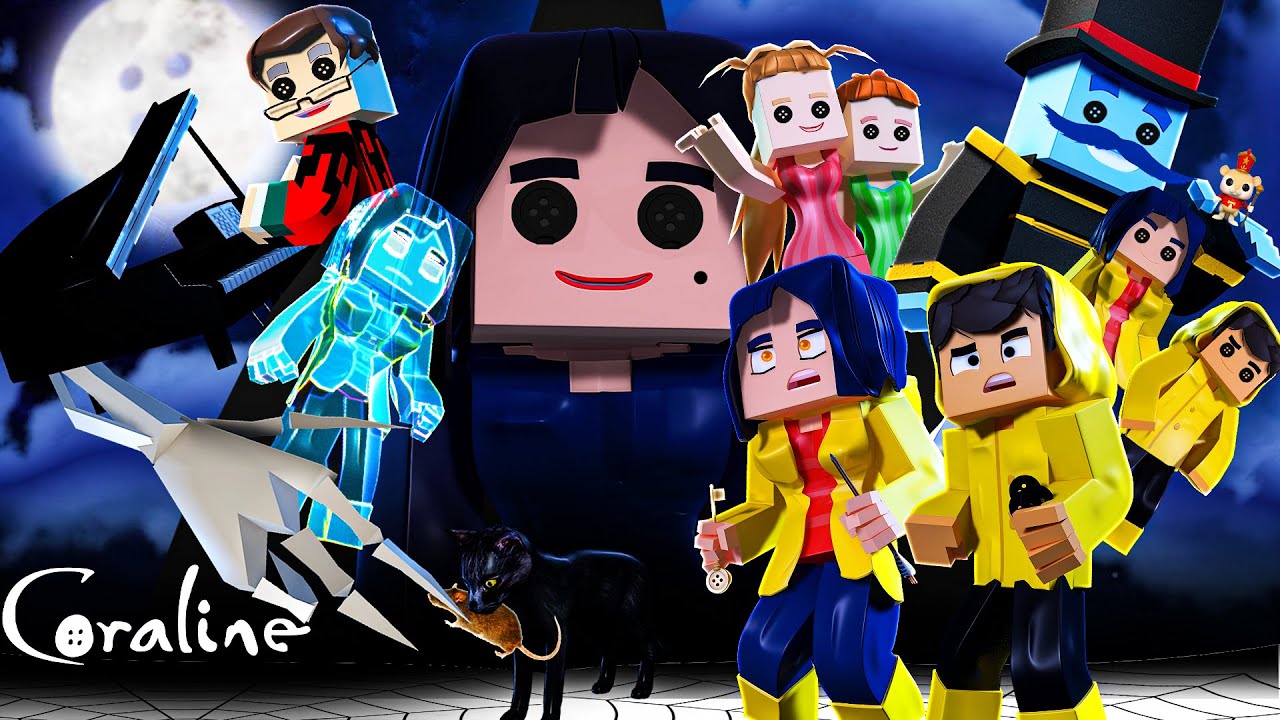 Minecraft: CORALINE E O MUNDO SECRETO : O FILME  ‹LUIZÃO›