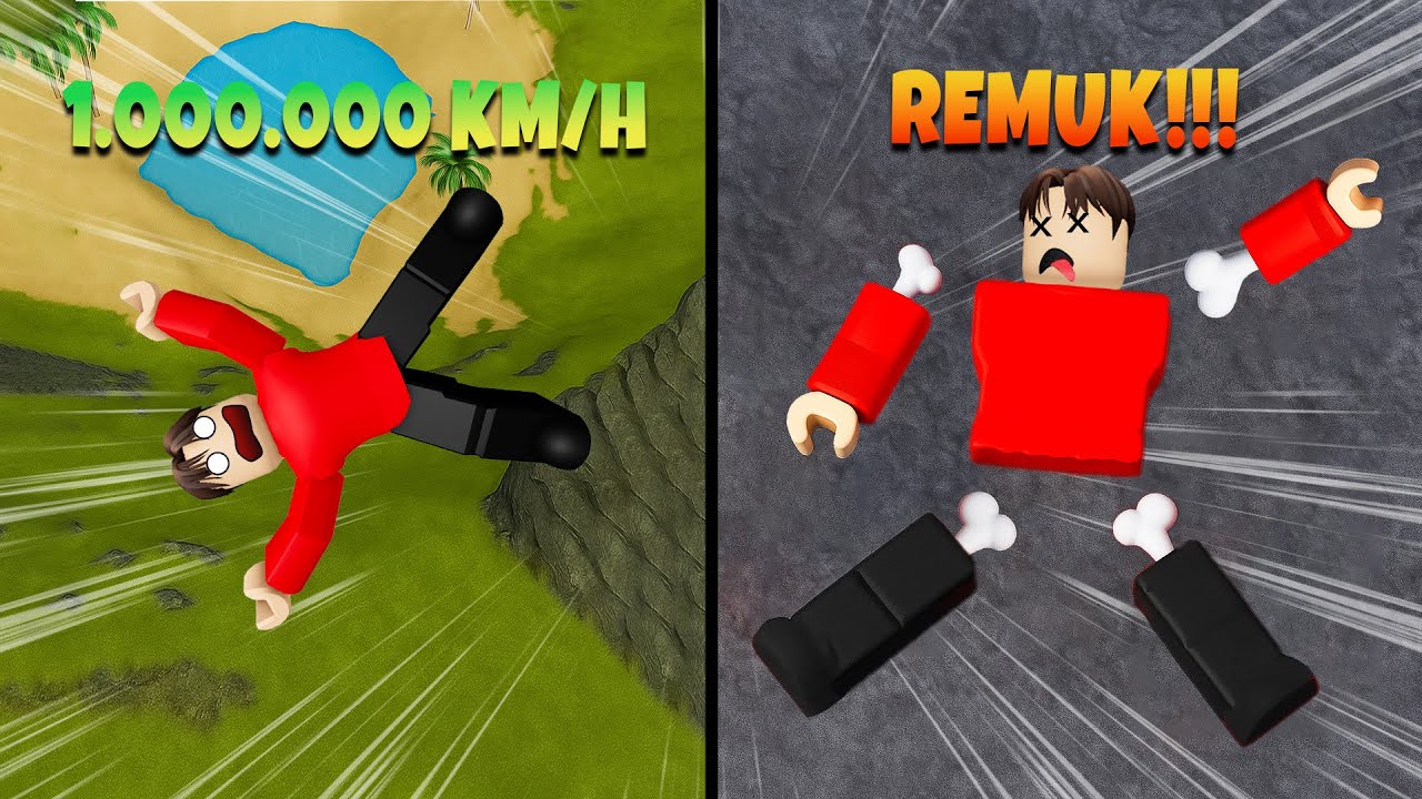 Yuta Mio Lompat Dari Tempat Tertinggi dan Mematahkan Semua Tulang | ROBLOX