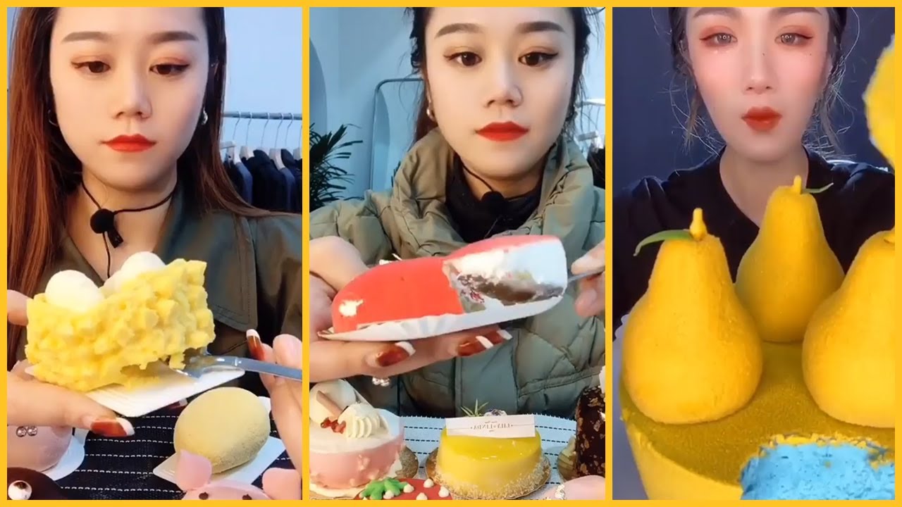 [ASMR] 🎂 НЕВЕРОЯТНО УДОВЛЕТВОРЕННЫЕ ДЕСЕРТЫ (ЛАВСКИЙ ТОРТ, МАТЧА, МУССОВЫЙ ТОРТ) SOFT MUKBANG # 48