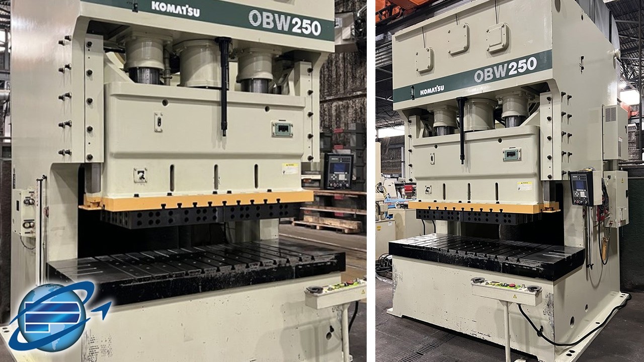 Komatsu OBW 250 Double Crank Gap Frame Press | For Sale, Inventory# 47781