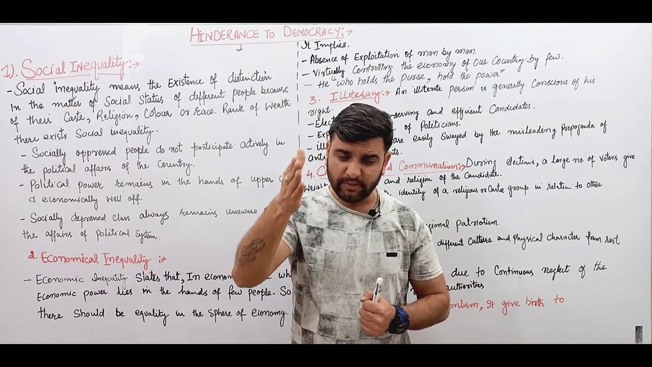 LEC-02 || HINDRANCES TO INDIAN DEMOCRACY  PART-01 || CIVICS FOR JKSSB ASSISTANT COMPILER