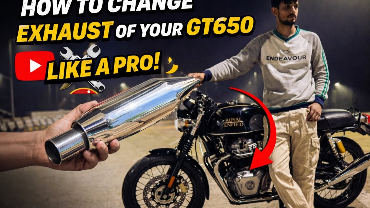 HOW TO CHANGE YOUR GT650 exaust @redroosterperformance1 