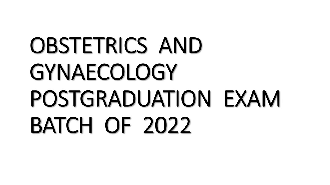 Important points to know before appearing for OBGY PG RESIDENCY Exam  #obgy #obgynteaching