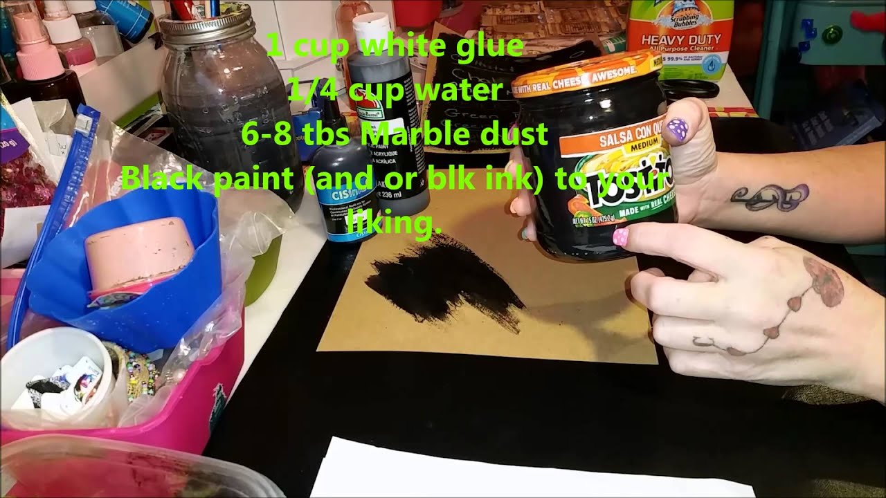 DIY Homemade Black Gesso!