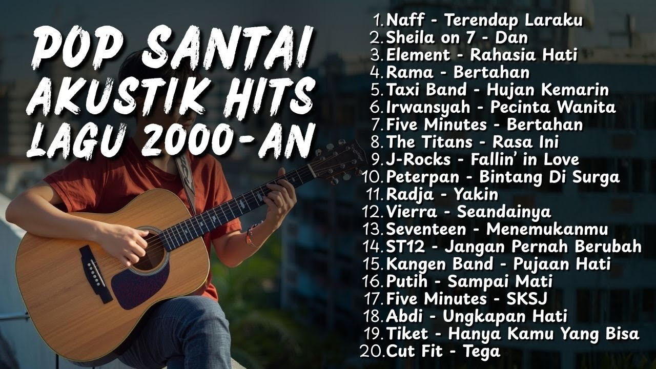 AKUSTIK POP INDONESIA 2000-AN LAGU NOSTALGIA SMA PALING HITS | Playlist Coffee Shop Full Album