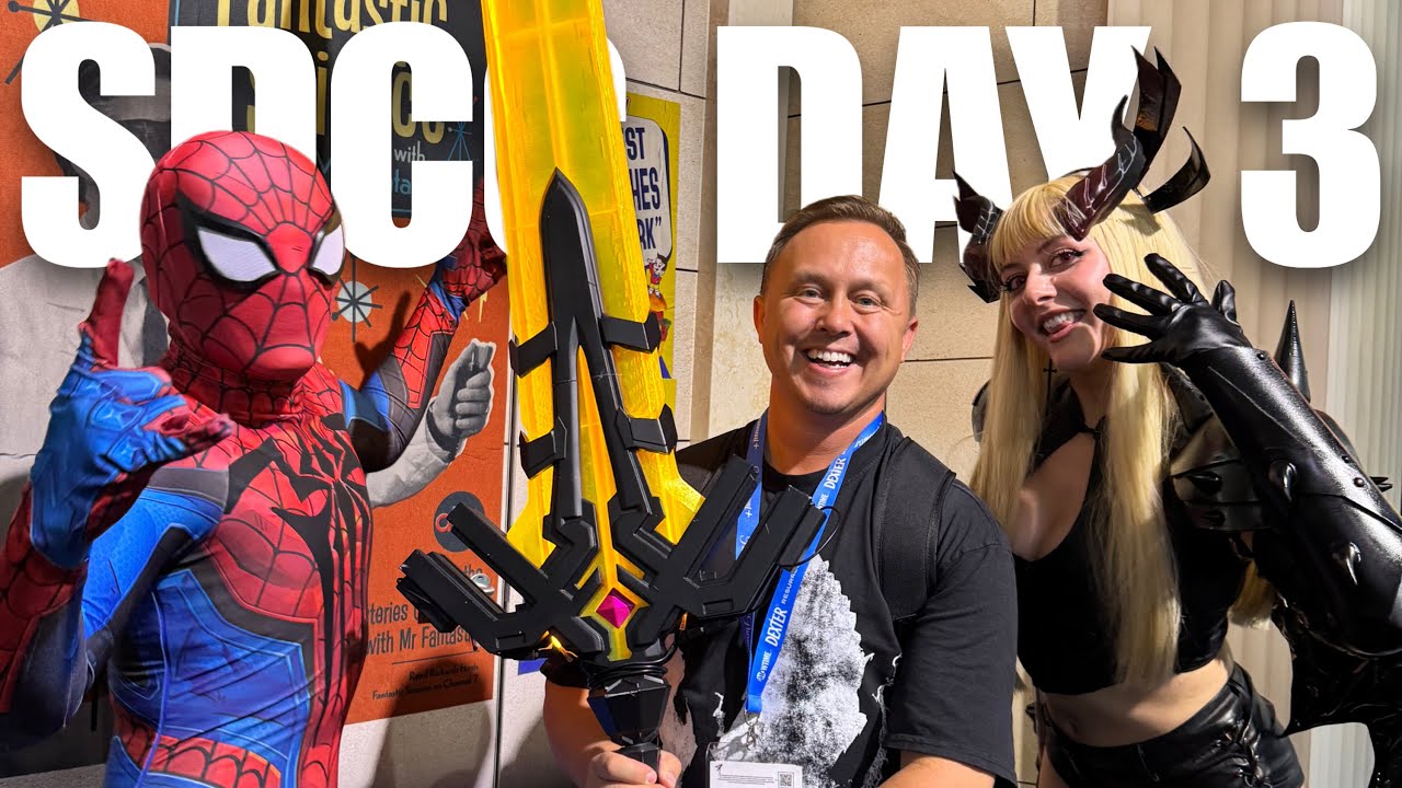 SDCC 2025 Day 3 Vlog | Original Comic Art, Marvel Sketch Cards & Epic Cosplay!