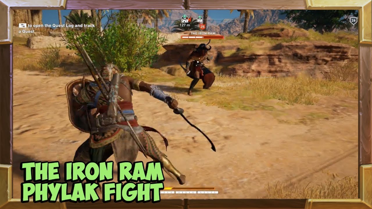 Assassin's Creed Origins The Iron Ram Phylak Fight