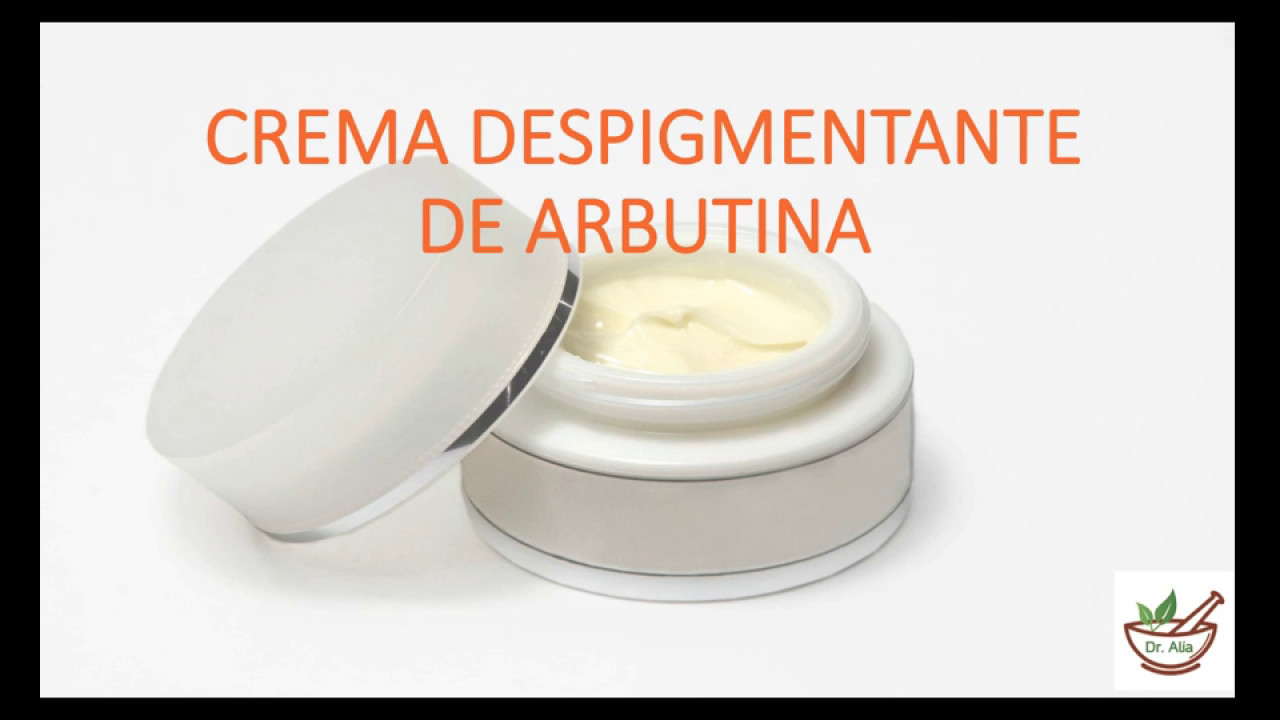 Elaboración crema despigmentante de arbutina