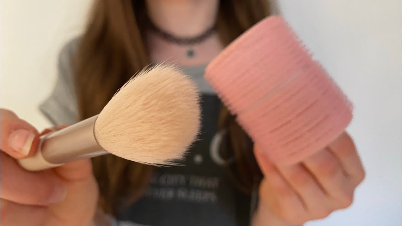 ASMR doing your hair and makeup | Velcro rollers | actual camera touching | lo-fi | no talking
