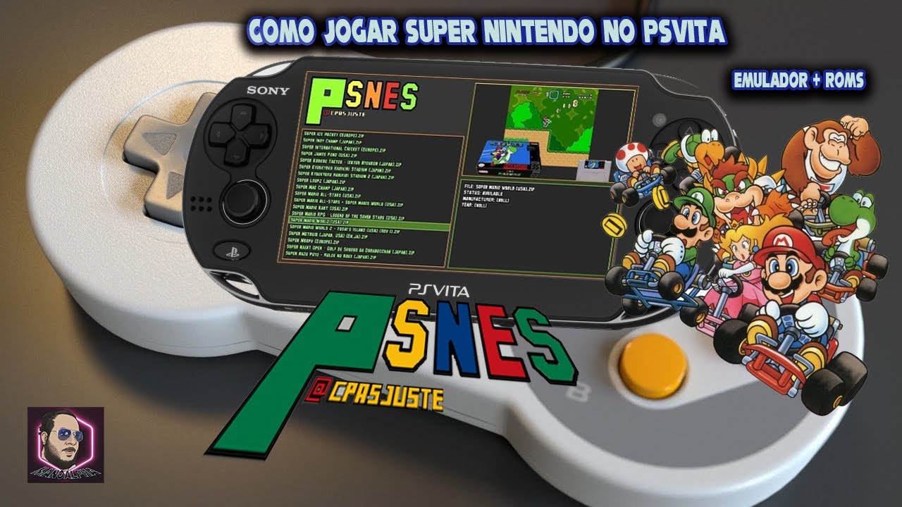 Como instalar e Jogar Super Nintendo no Psvita - PSnes