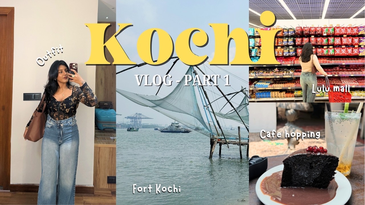 Kochi Vlog - Part 1 | Ernakulam | Lulu Mall | Kochi Water Metro | Fort Kochi | Kochi Biennale