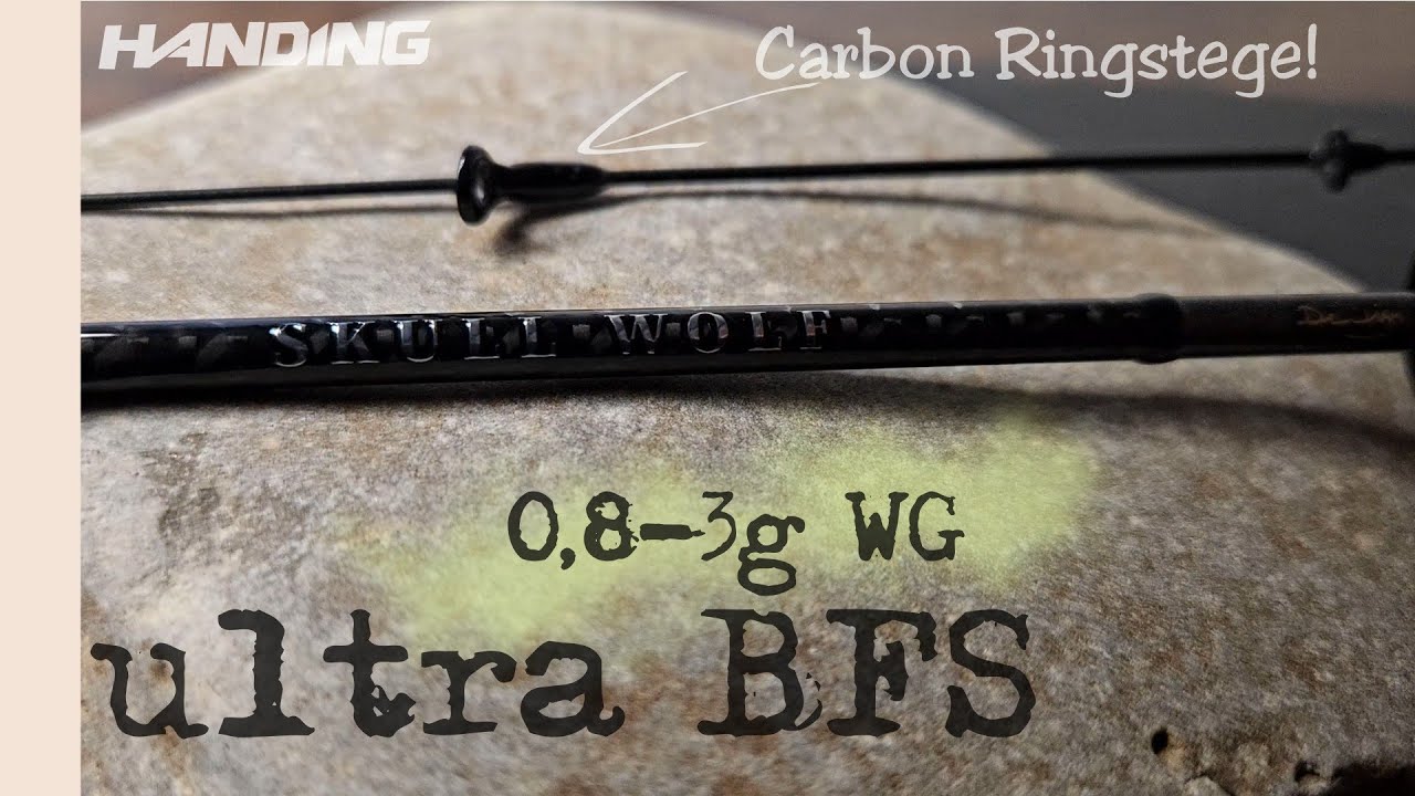 Handing Hano Skull Wolf🐺 - Carbontraum aller Barsch & Forellenangler