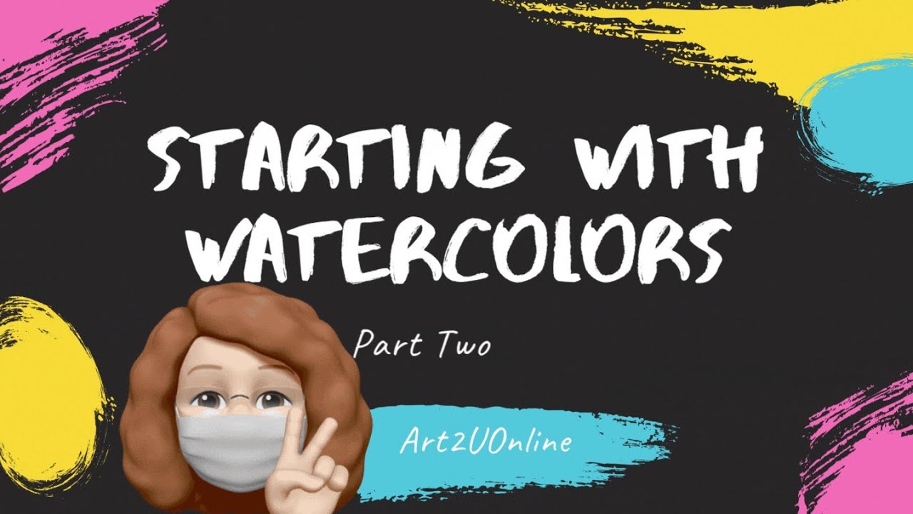 TUTORIAL WATERCOLOR II - The second thing to do is to try basic techniques with your watercolors.