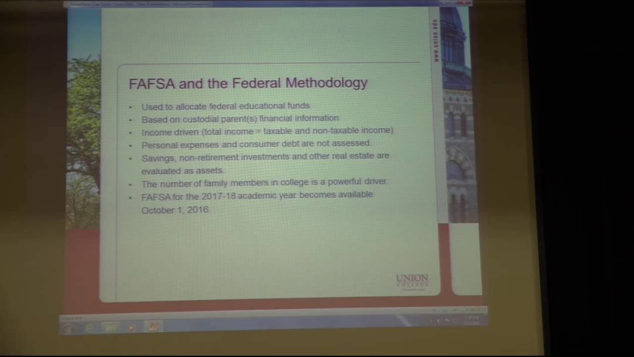 Shenendehowa High School Financial Aid Presentation