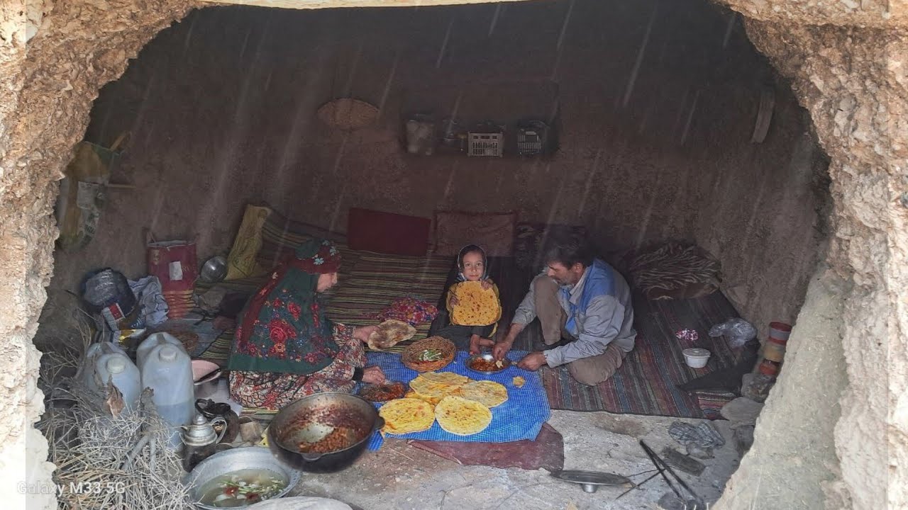 A Hard Rainy Day with Cave Family⛈️ | The Secret of Amazing Local 