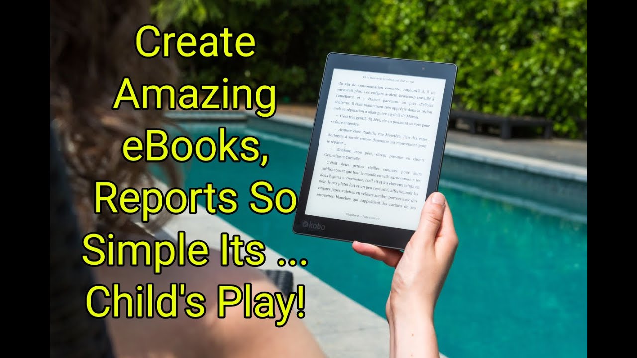 Ebook Creator Software Review - Create Amazing eBooks Reports So Simple Its Child's Play #Sqribble