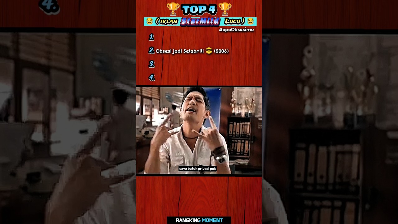 Top 4 iklan Rokok StarMild Lucu 😂