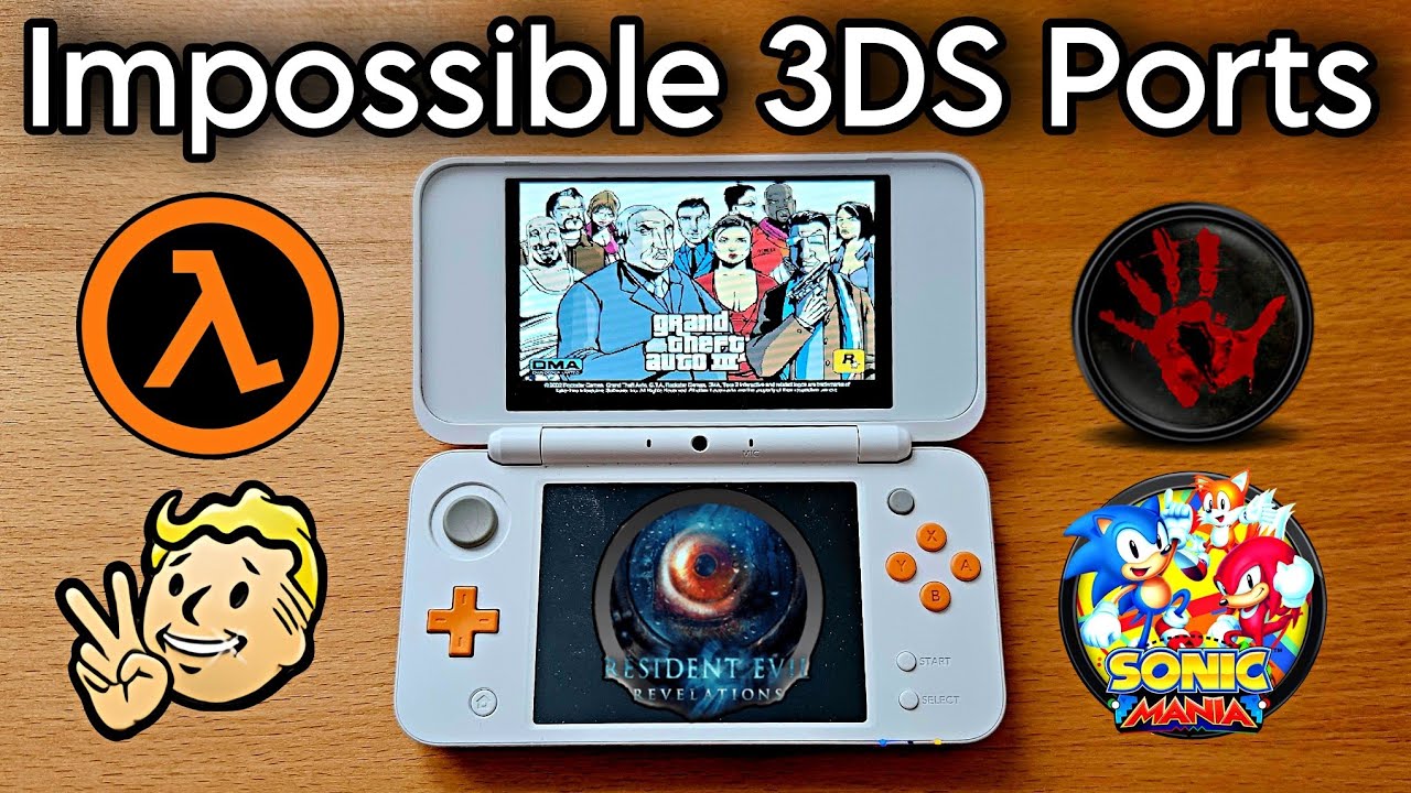 10 лучших портов 3ds ( Homebrew + Official )