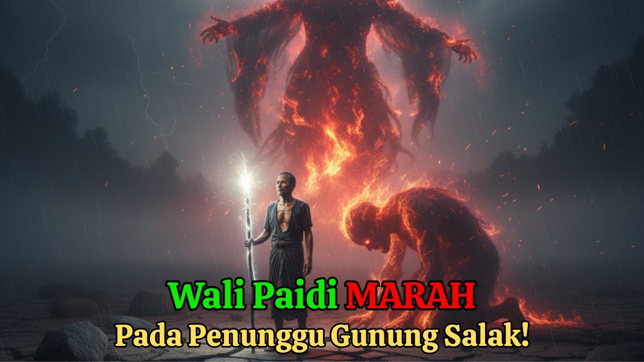 Kisah Wali Palidi Marah Pada Penunggu Gunung Salak