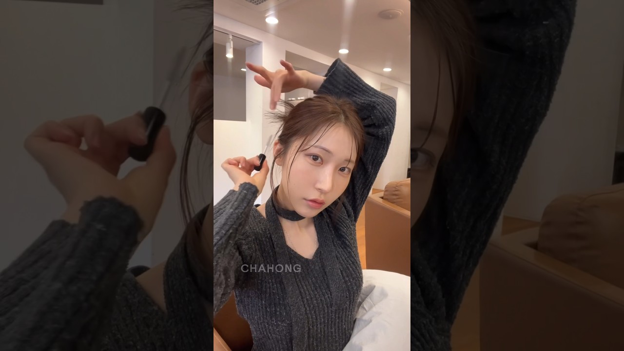 로우번 헤어 무드 더하기 🖤 