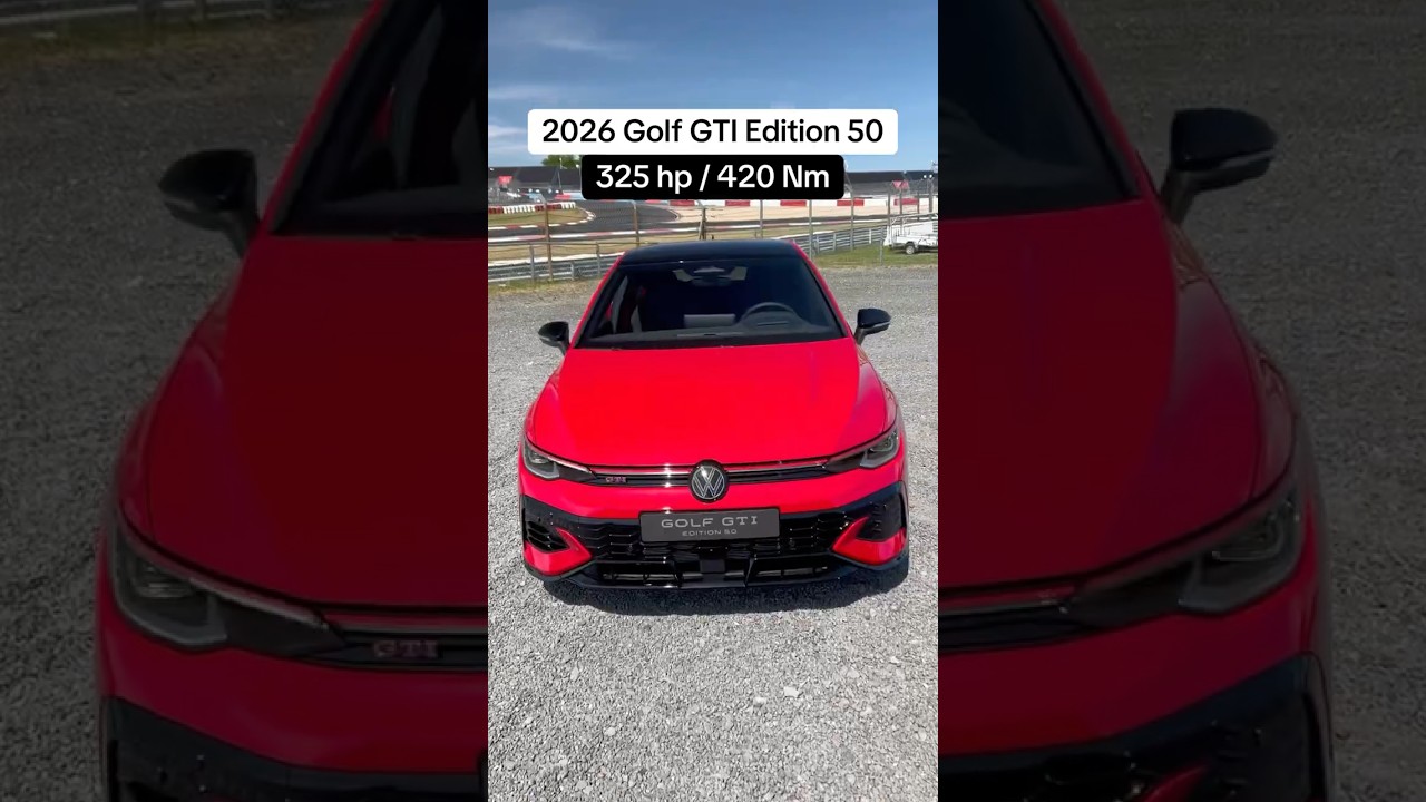 NEW Golf GTI Edition 50🔥 #vwgolfgti #golfgti #newcar #2026
