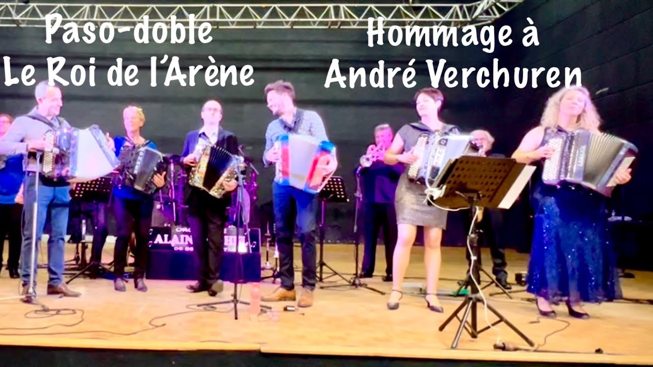 « Le Roi de l’Arène » paso doble d’André Verchuren avec Jérome Richard, Gala d’Accordéon de Porcieu.