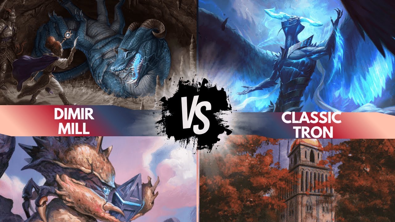 Dimir Mill vs Tron | Modern MTG Paper Gameplay